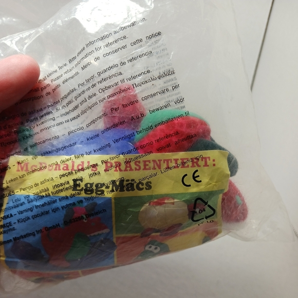 McDonalds Happy Meal Toy 1998 Dragon Egg Vintage - Picture 5 of 6